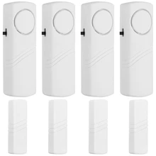 4 шт. двери окна беспроводной против взлома сигнализации с магнитным датчиком домашней безопасности беспроводной более длинная система безопасности устройства оптом