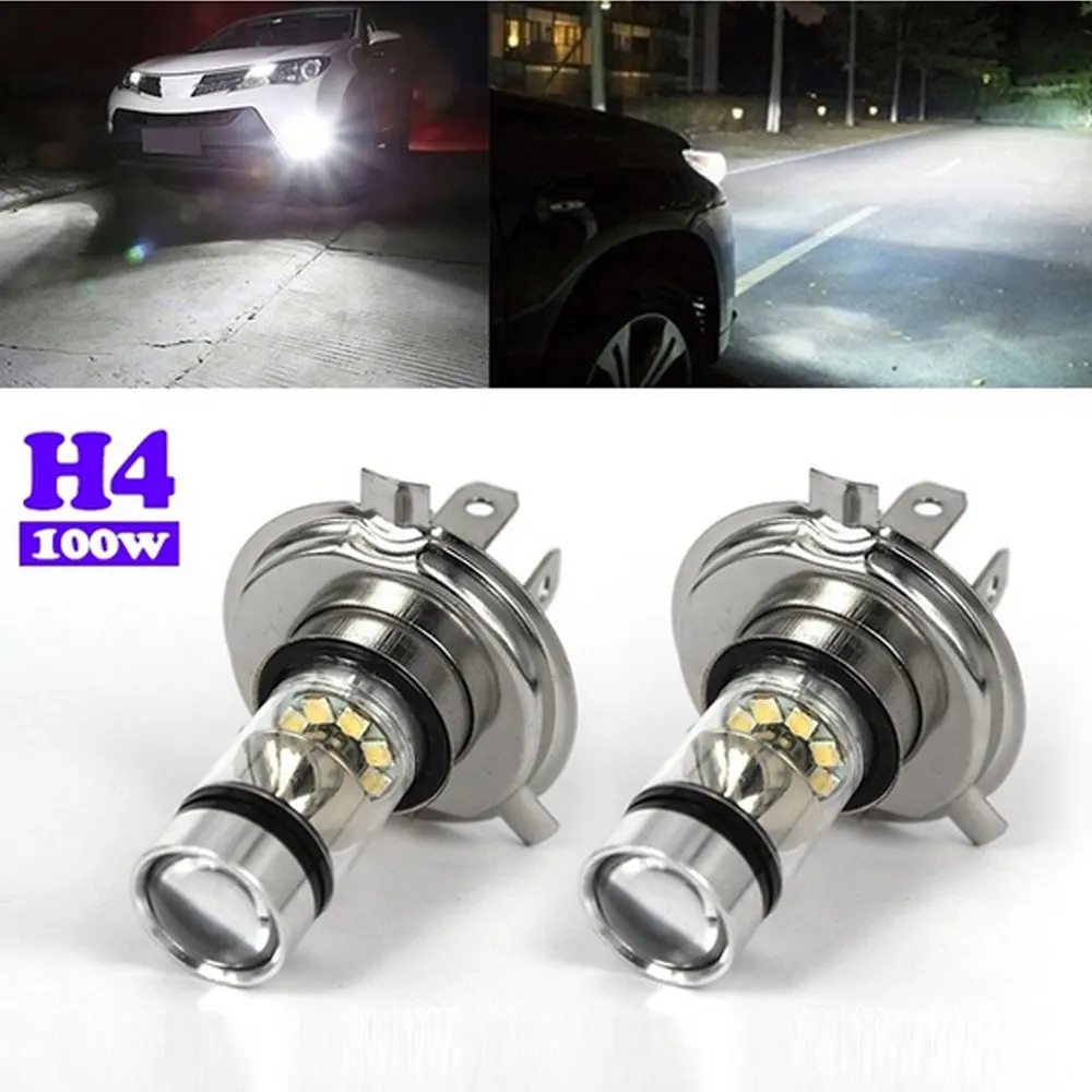 2 шт. Сверхъяркие Автомобильные светодиодные лампы H4/H7/H8/H11 100 Вт 12 28 в|Передние