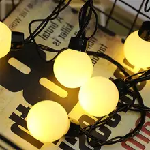 5 M 20 светодиодный свет украшения Фея гирлянды светодиодный шар света строки Водонепроницаемый для елки Свадебные домашние украшения