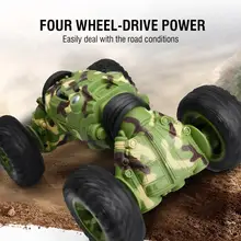 1:16 2,4 г 10 км/ч 4 Пульт дистанционного управления трюк игрушка деформация автомобиль RC дети ildren подарки на день рождения-страна плоский режим