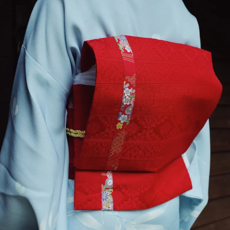 Оригинальное мульти-кимоно с узорами obi женский длинный плоский пояс для кимоно юката Халат винтажное кимоно ремни DH045