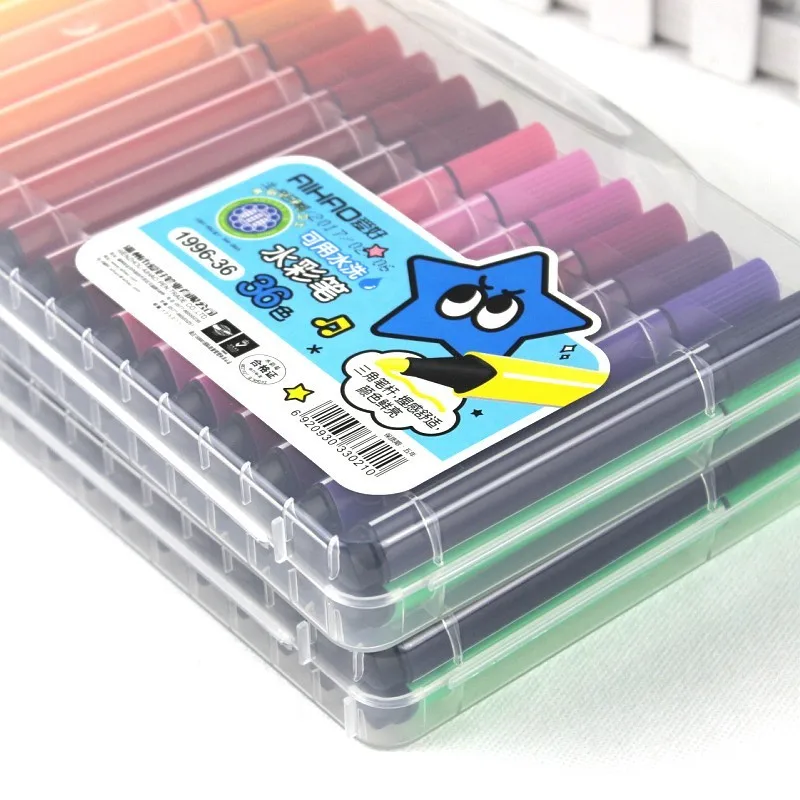 Color Art Marker Pen Drawing Set Colors Children Painting Watercolor Pens Safe Non-toxic Water Washing Graffiti Gifts Stationery