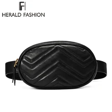 FH Herald модная сумка на пояс Женская поясная сумка Роскошный бренд PU кожаная нагрудная сумка новое поступление