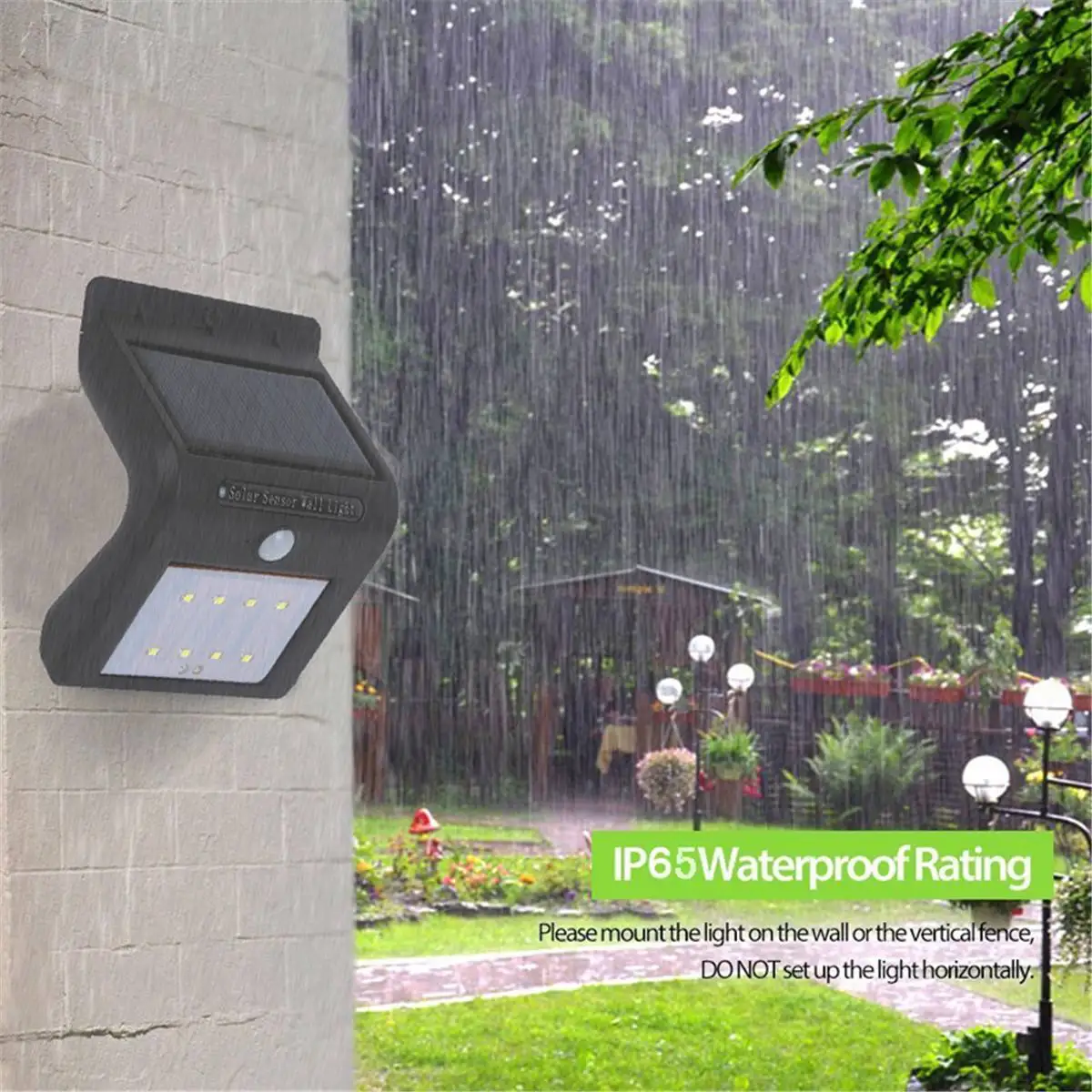 

Solar Power 8 LED Security Wall Light PIR Motion Sensor Outdoor Waterproof Lamp Wall Light Outdoor Waterproof Garden Lamp