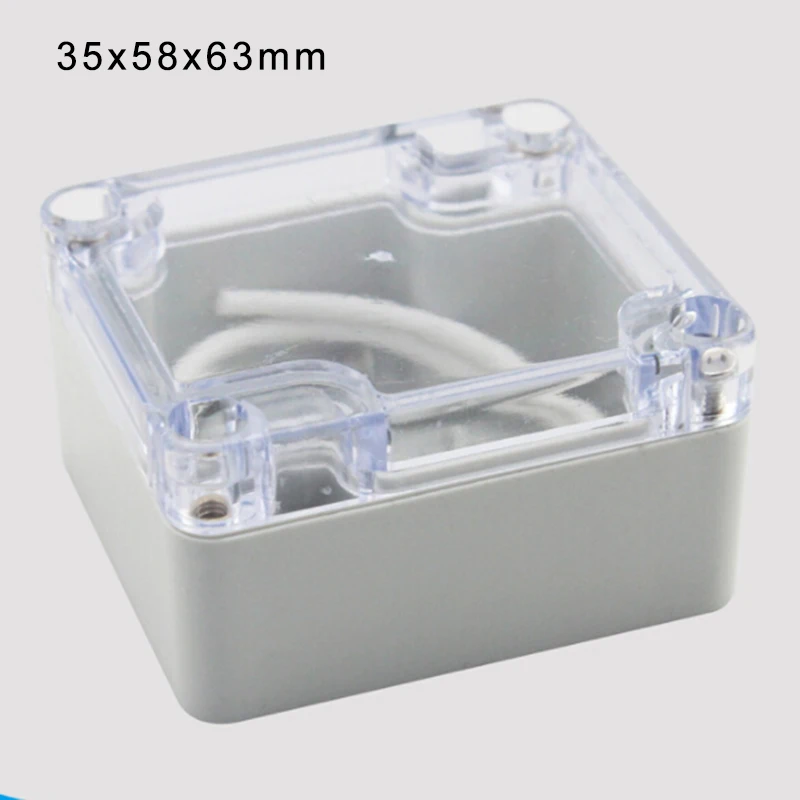

5Size Waterproof Plastic Cover Project Electronic Case Instrument Enclosure Box