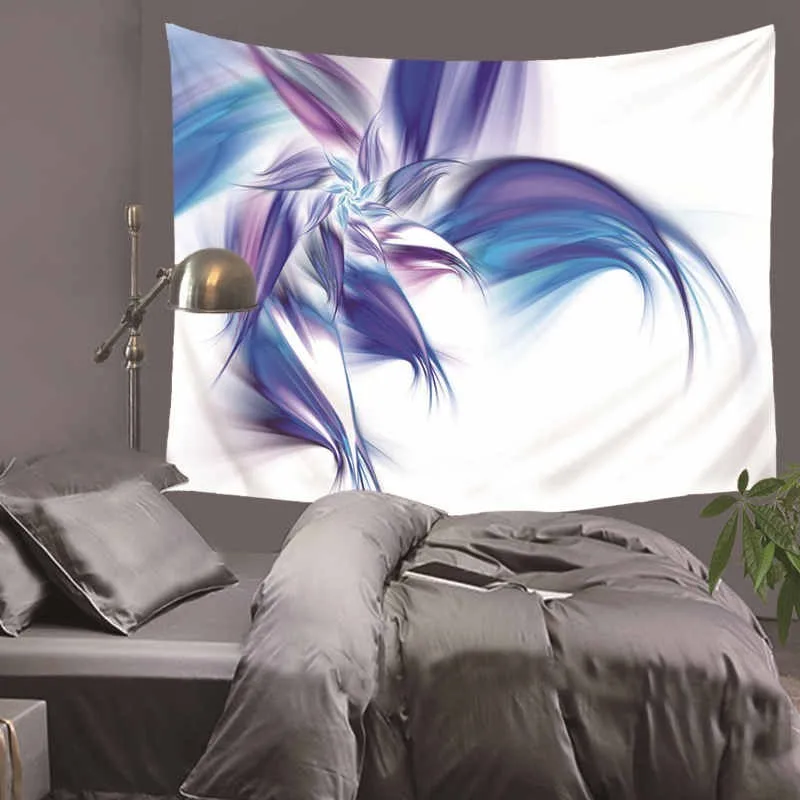 

Feather Indian Wall Tapisserie Owl Deer Decor Beach Towel Tapestry Wall Hanging Forest Home Yoga Mat Color Bedspread HA23