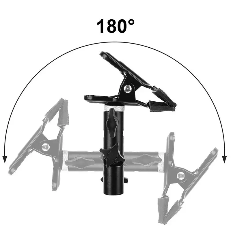  Reflector Stand Holder Light Stand Bracket Mount Umbrella Bracket Photography Studio Heavy Duty Met