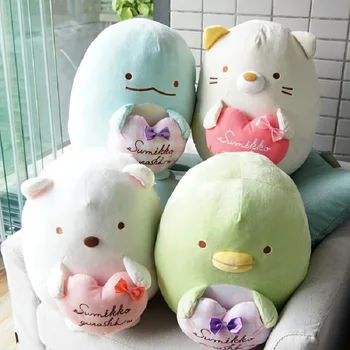 

Cute Big Japanese Animation Embrace love sumikko gurashi Plush Toys San-X Corner Bio Cartoon Doll for Girls Kids Valentine Gifts