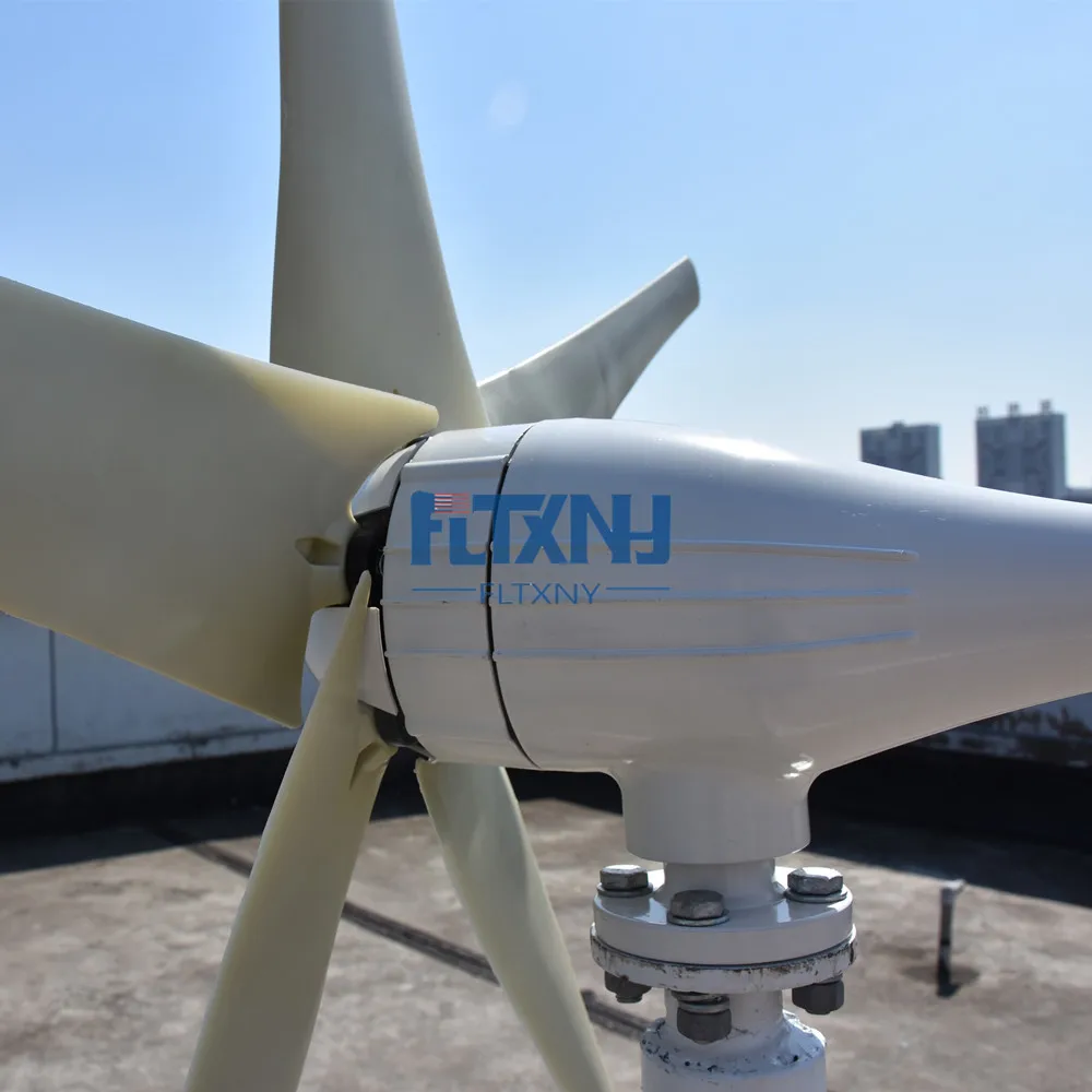 

600w wind turbine 12v 24v 48v horizontal axies wind generator with MPPT controller for home use