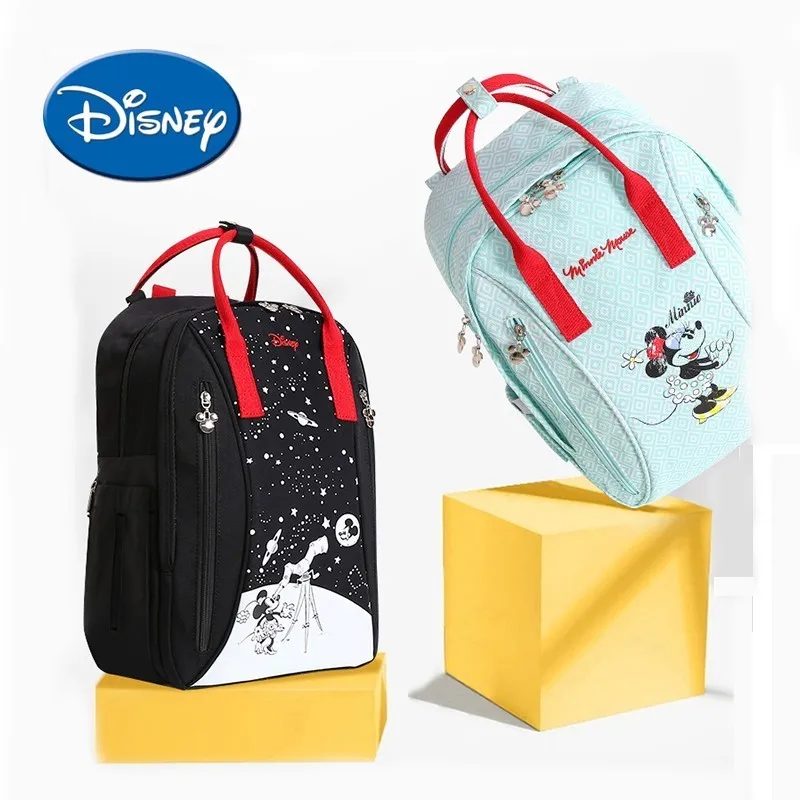 

Disney Mummy Bag Usb Heating Keep Warm Waterproof Diaper Bag Mummy Maternity Nappy Bag Travel Backpack Large Capacity Bag