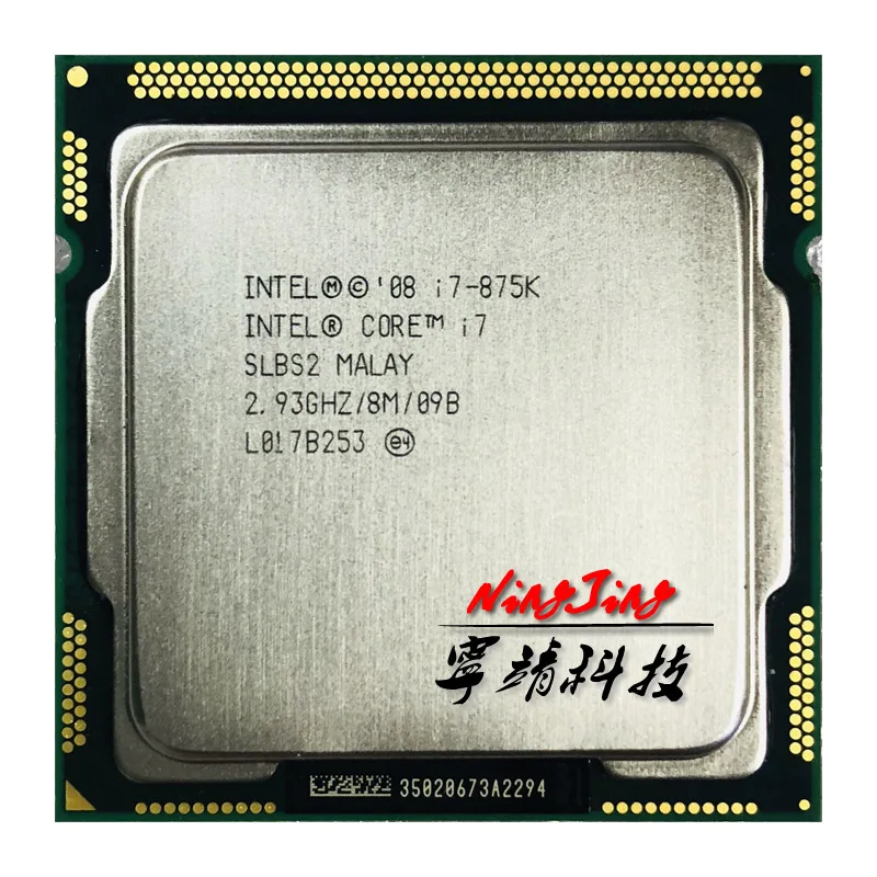 Intel Core i7-875K i7 875K 875 2 933 ГГц Quad-Core восьмипоточные Процессор процессора LGA 1156 |