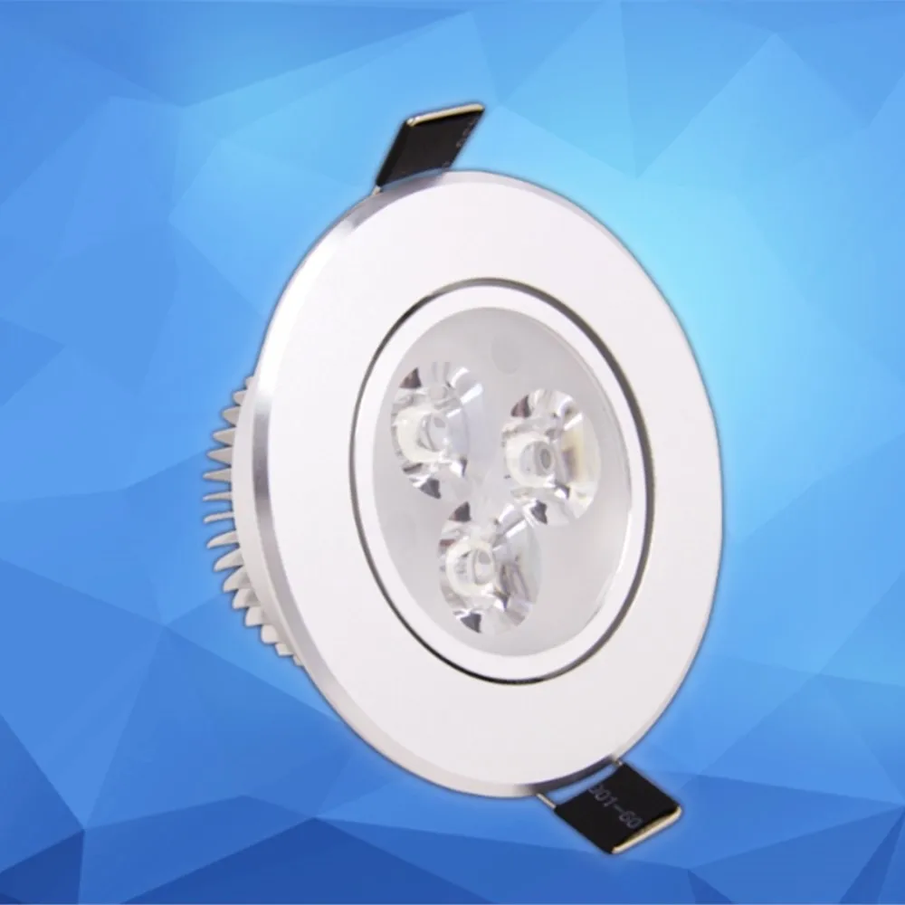 

Recessed Ceiling Light 3W LED Spot light Ceiling Decorative down light Aluminum AC85-265V Luces de techo Plafondlamp Lampe spot
