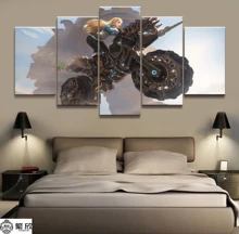 

Modular Picture 5 Piece The Legend of Zelda Breath of the Wild Master Cycle Zero Poster Home Decor Wall Art Canvas Print Draw
