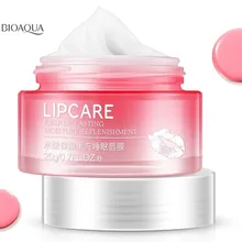 BIOAQUA, Клубничная маска для сна, увлажняющая маска для макияжа, отшелушивающий бальзам для губ, увлажняющий, питающий, натуральный, для губ, для ухода за кожей