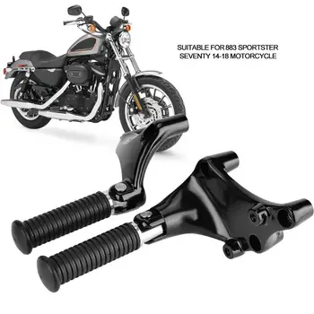 

Rear Passenger Foot Pedal Mount Bracket Foot Pegs Aluminium Alloy for 883 Sportster Seventy SuperLow 2014 2015 2016 2017 2018