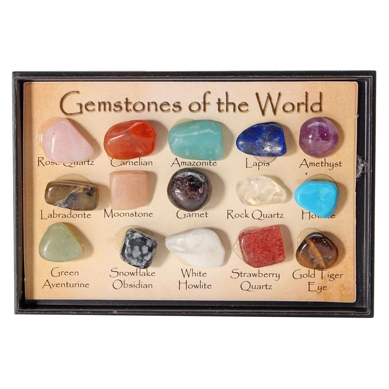 1 Pack Gemstone Rock Collection Mix Gems Crystals Natural Mineral Ore