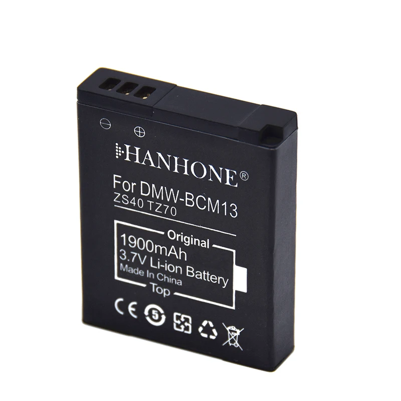 

1900mAh DMW-BCM13E DMW-BCM13 BCM13 Battery for Panasonic Lumix ZS40 / TZ60, ZS45 / TZ57, ZS50 / TZ70, ZS27 / TZ37,TZ41 DMC-ZS45