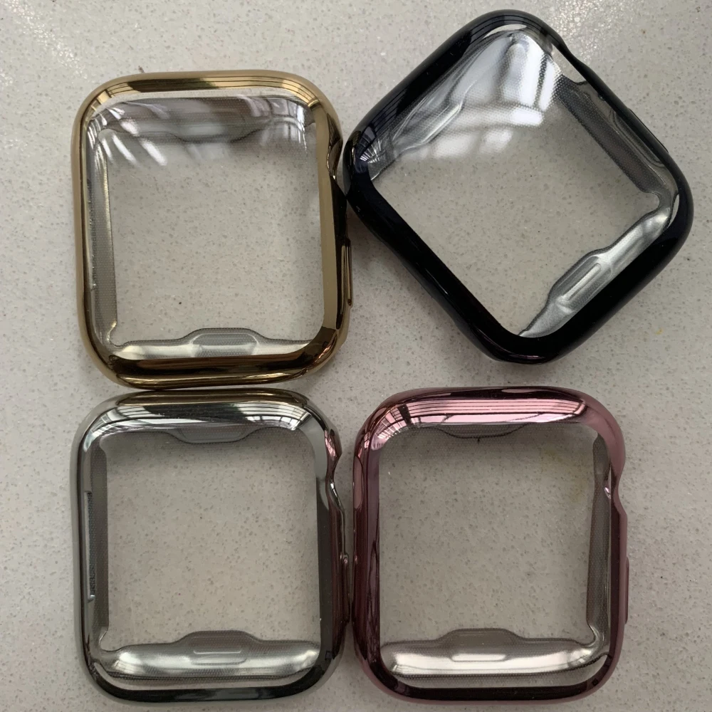 Watch Cover for Apple Watch Case 40mm 44mm Series 4 Soft Slim TPU All-around Ultra-thin Screen Protector Watch Band Accessories Watch Cover for Apple Watch Case 40mm 44mm Series 4 Soft Slim TPU All-around Ultra-thin Screen Protector Watch Band Accessories