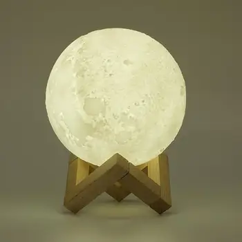 

New 880ML Air Humidifier 3D Moon Lamp light Diffuser Aroma Essential Oil USB Ultrasonic Humidificador Night Cool Mist Purifier