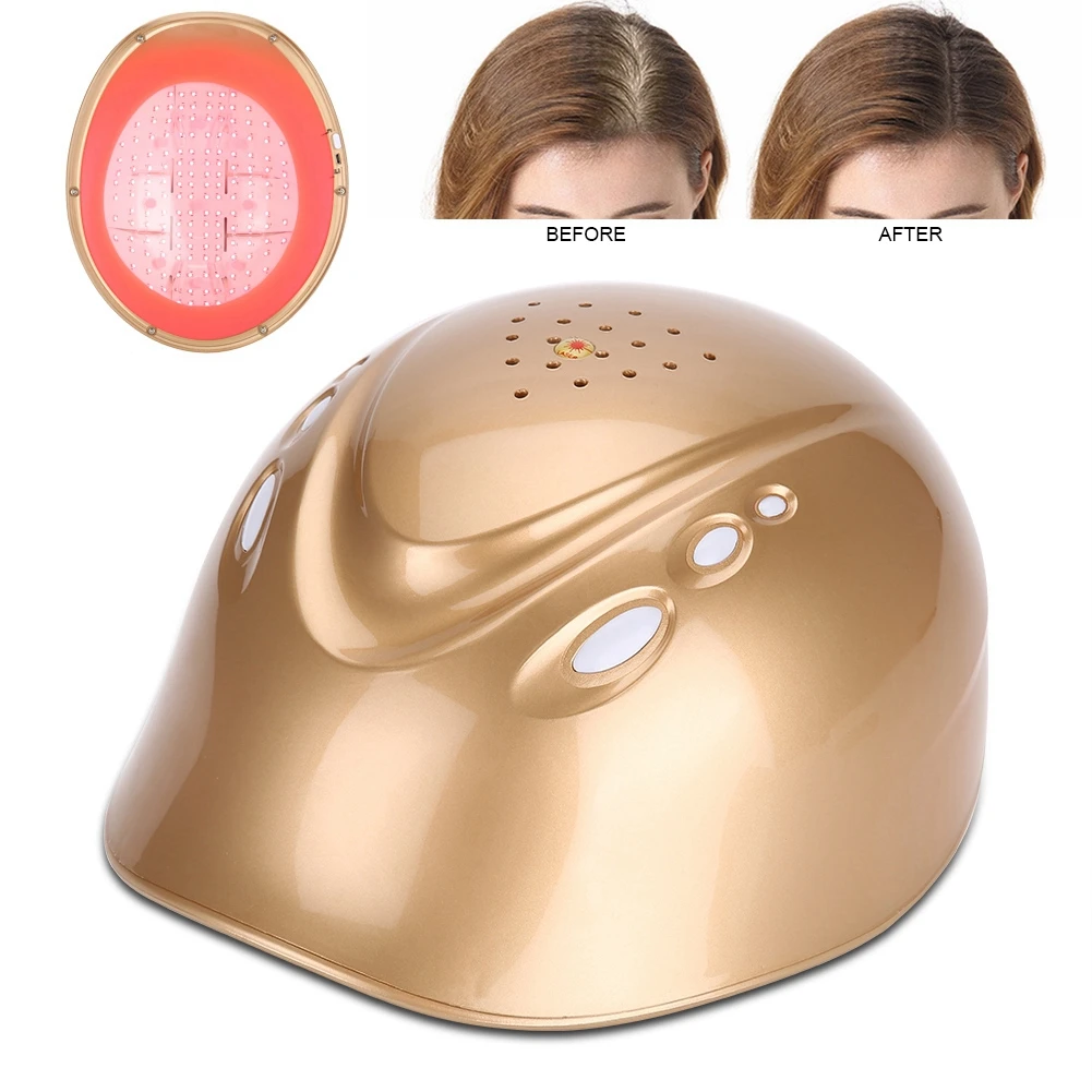 LLLT 160 diodos crecimiento del cabello casco de crecimiento de cabello con láser reducir el gorro para la caída del pelo tratamiento del cabello pelo rápido recrecimiento láser Cap casco - 2