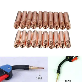 

Gas Shielded Welding Torch Accessories Binzel 15AK Contactor European-Style Conductive Nozzle 0.8/1.0/1.2/1.6mm