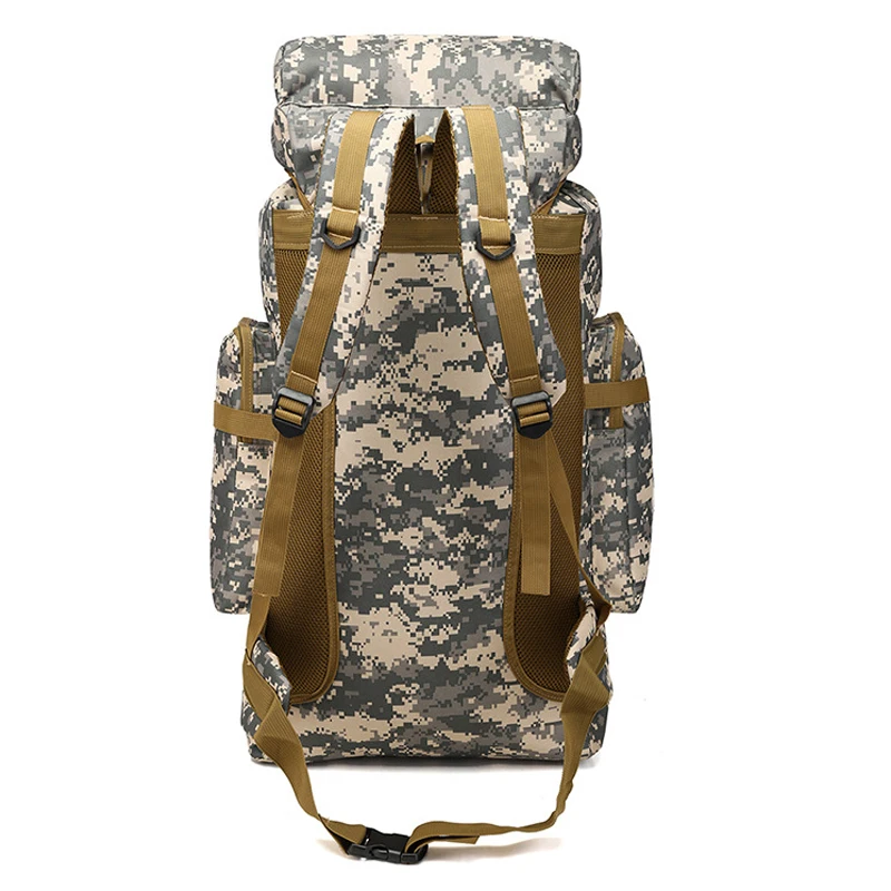 Günstig 80L Wasserdicht Camo Taktische Rucksack Militär Armee Wandern Camping Rucksack Reise Rucksack Outdoor Sport Klettern Tasche