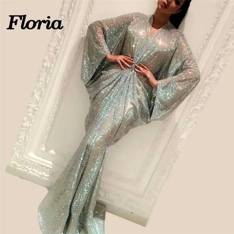 Арабский Дубай вечернее платье цвета зеленой мяты платья Aibye Robe de soiree 2019