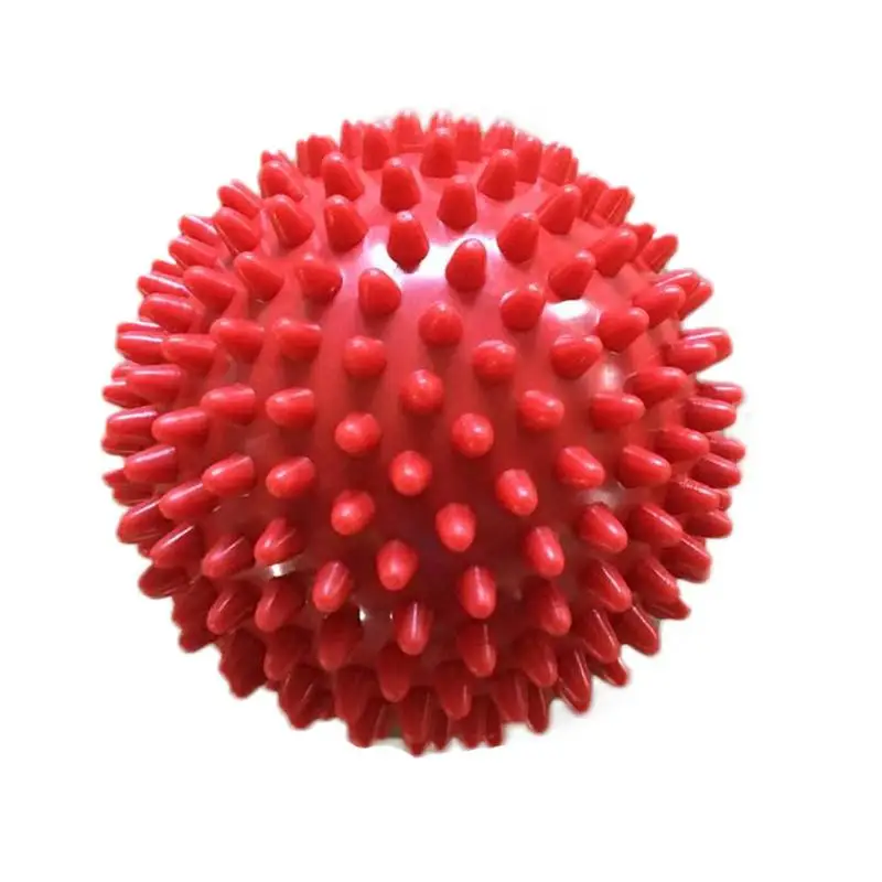

Best Selling 4 Color PVC Hand Massage Ball Soles Hedgehog Sensory Training Grip Ball Portable Physiotherapy Catching The Ball