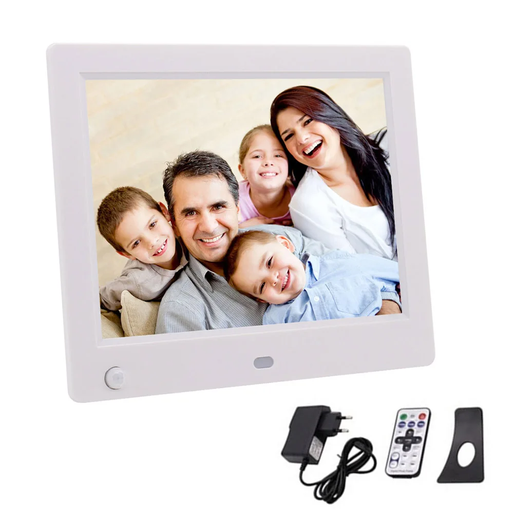 

8 Inches Gift Electronic Motion Sensor HD Music Picture Video Photo Frame Album Digital