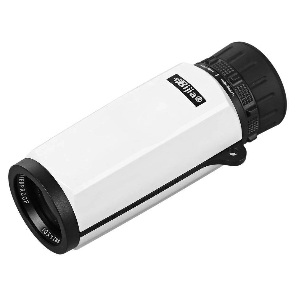 BIJIA 10x32 HD ناظور أحادي العين للرؤية الليلية سقف BAK4 بريزم أحادي 378FT/1000YDS الصيد تلسكوب لمشاهدة الطيور تسلق الجبال BIJIA 10x32 HD ناظور أحادي العين للرؤية الليلية سقف BAK4 بريزم أحادي 378FT/1000YDS الصيد تلسكوب لمشاهدة الطيور تسلق الجبال