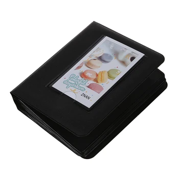 

Mini Photo Album 64 Slots for Fujifilm Instax Mini Film Mini 8 7s 25 50s 90 Camera-black