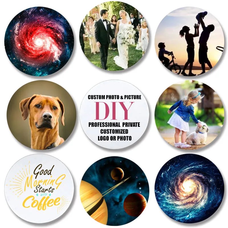 

1pcs Jumbo Size Write message Personal Custom Fridge Magnet Your Family Photo Individuation DIY Magnetic Refrigerator Stickers
