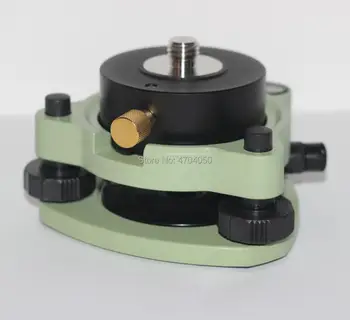 

NEW Green Tribrach with Optical Plummet & T5 Rotating Adapter Carrier 5/8"x11 Mount with Lock for GPS PRISM