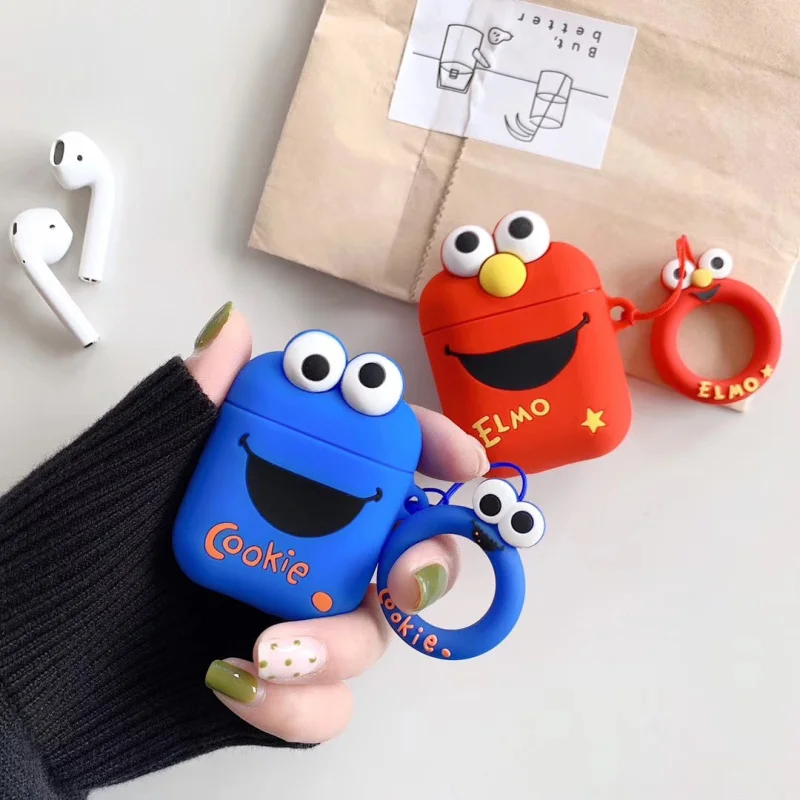 Cute 3D stereoscopic Cartoon small pig Cat For Apple AirPods 1/2 soft silicone Bluetooth Wireless Earphone Cases Silicone case