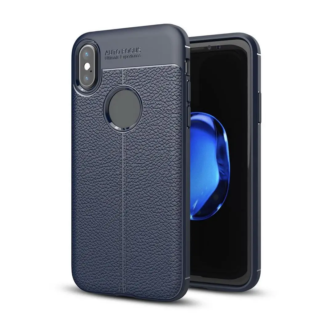 Non-slip Anti-fingerprint Heat Sink Soft Litchi Fashion Pattern Back Cover Creative Phone Protection Case | Мобильные телефоны и