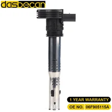 Катушка зажигания для VW GOLF SKODA SUPERB Octavia AUDI A3 A5 A6 A7 Q7 TT TTRS 1.8L 2.0L TSI FTSI 06H905115B 06F905115A 06F905115F