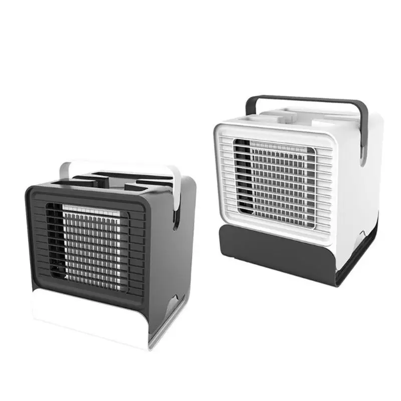

USB Negative Ion Mini Portable Air Conditioner Humidifier Purifier Air Cooling Fan with 150mL Tank capacity for Home
