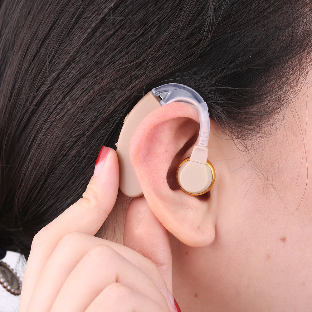AXON Digital BTE Hearing Amplifier Personal Sound Enhancer Amplifier Behind the Ear Hear Aid W 3