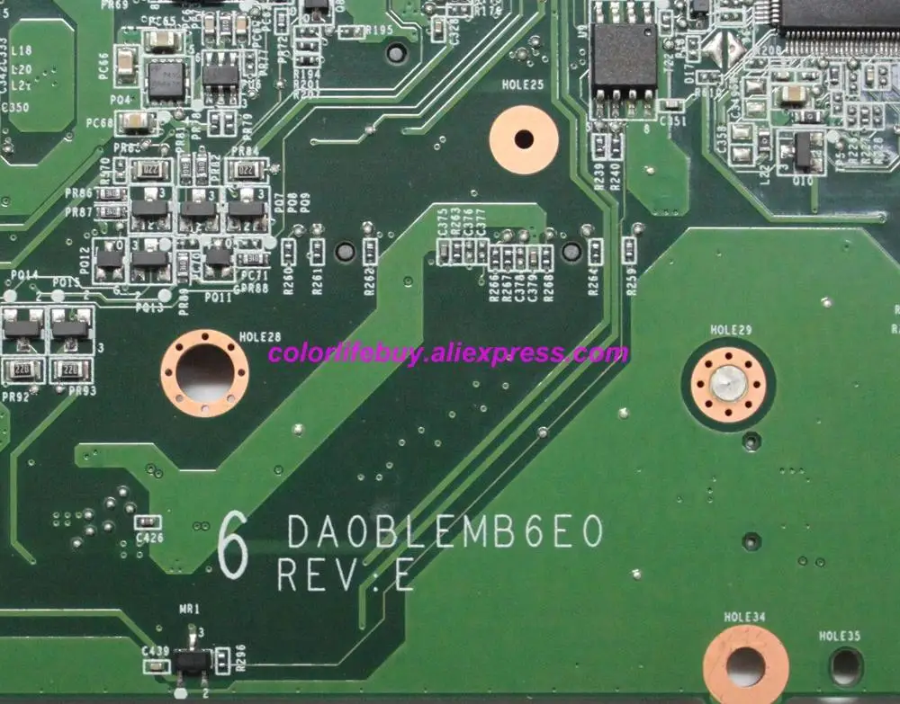 حقيقية A000080750 DA0BLEMB6E0 w E350 وحدة المعالجة المركزية كمبيوتر محمول اللوحة اللوحة لتوشيبا L750 L750D L755 الكمبيوتر الدفتري