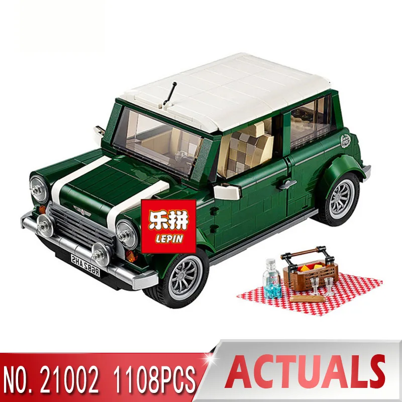 

Lepin 21002 1108Pcs Legoing Technic Toys The MINIs Cooper Car Modle Compatible With 10242 Technic Building Blocks DIY Kids Toys