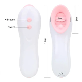 Sexy Tongue Sucking Vibrators For Women Clitoris Sucker Vaginal Nipple Licks Anal Plug Female Masturbator Sex Toys Adults Erotic 6