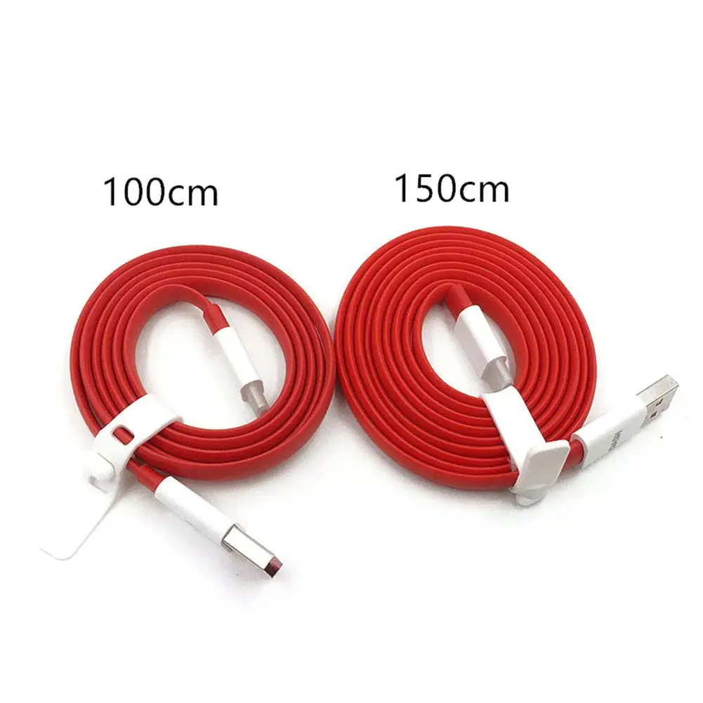 

5V 4A 100CM/150CM Noodle Flat Type Design Cable USB Type C Fast Dash Charging Data Cable For Oneplus 3 3T 5 5T XIAOMI