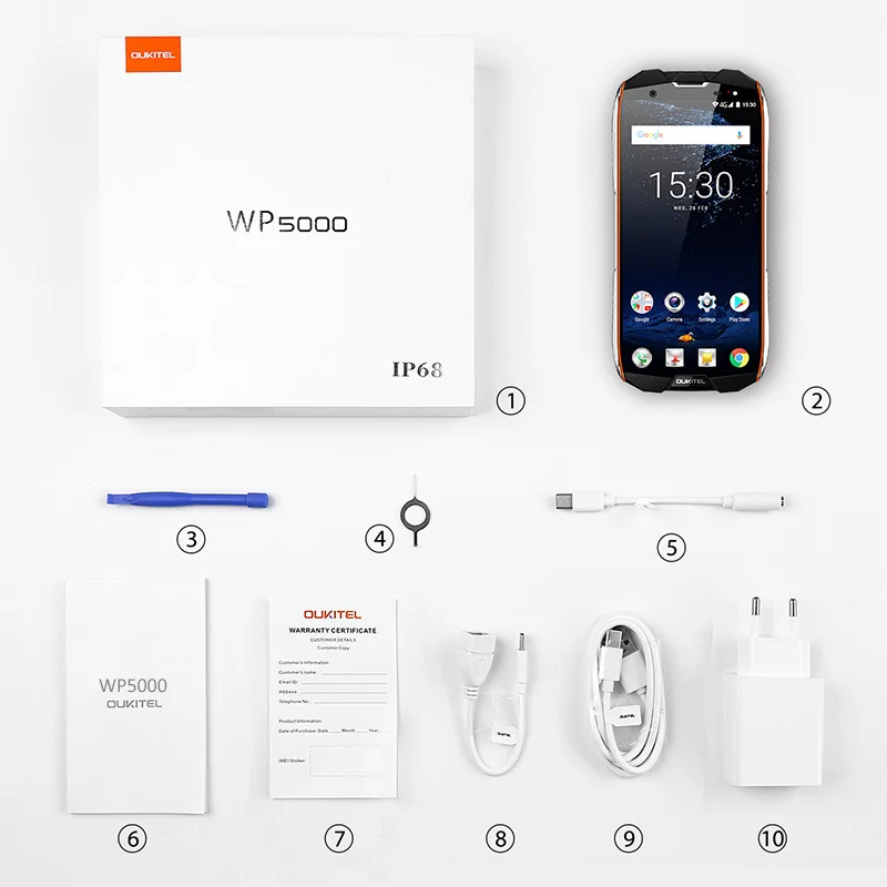 Oukitel Wp5000 Ip68 Waterproof 6gb 64gb 5200mah 5.7\ Oukitel Wp5000 Ip68 Waterproof 6gb 64gb 5200mah 5.7\