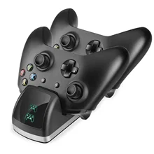 Зарядное устройство с двумя док-станциями + 2 аккумулятора для Xbox One/S/X контроллера