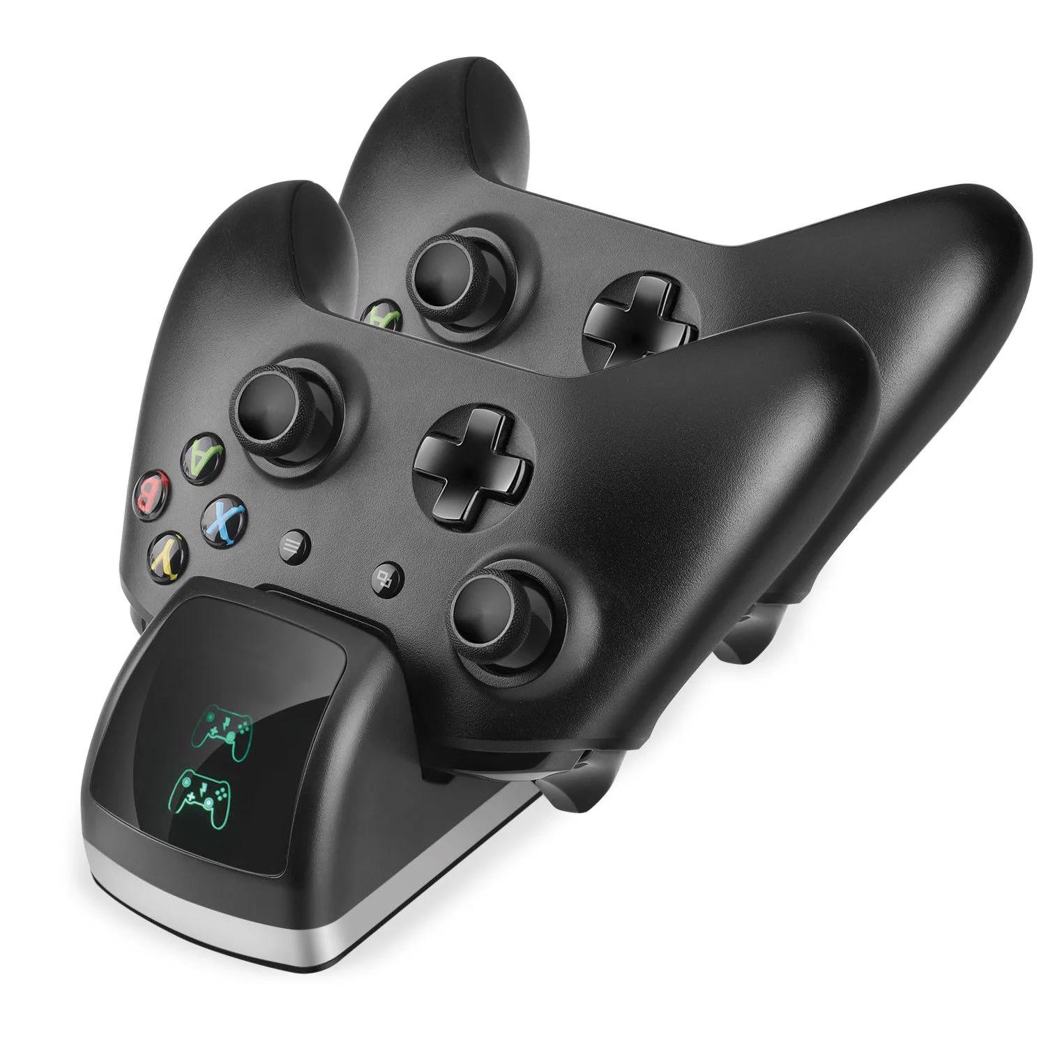 Günstig OSTENT Dual Dock Ladegerät Ladestation + 2 Akku für Xbox One S X Controller