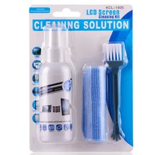 200 шт ЖК-телевизор чистящий набор для настольного компьютера ноутбук цифровые клавиши управления камерой чистящий раствор щетка для ткани наборы