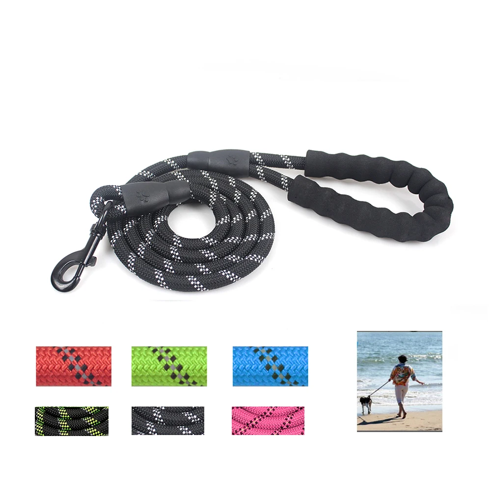 

Reflective Nylon dog training leash For Mountain Climbing Rope Dog Chain Traction Rope for Pet Training Walking Outside