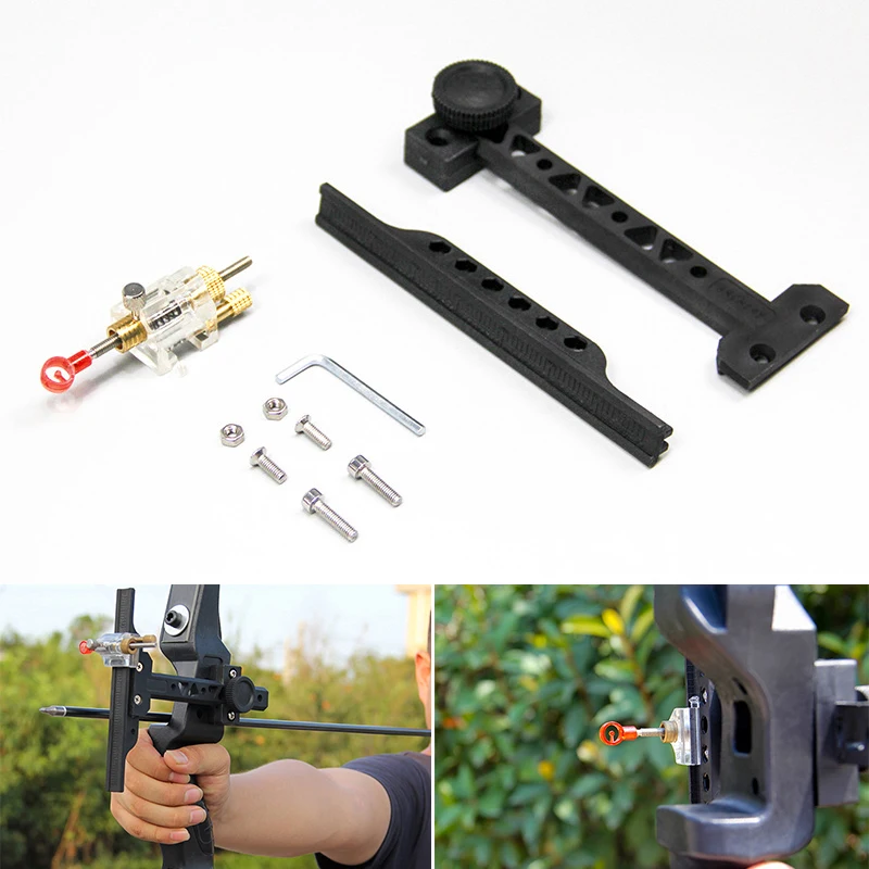 

Micro Recurve Arrow Bow Sight Adjustable Hunt Shoot Target Training Archery