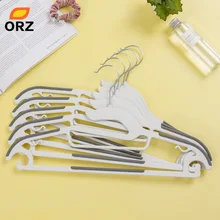 ORZ 5 Pack Clothes Hangers Non-Slip Hanger for Pants Dress Jacket Underwear Shirt Clothes Holder Closet Organizer Drying Rack ORZ 5 Pack Clothes Hangers Non-Slip Hanger for Pants Dress Jacket Underwear Shirt Clothes Holder Closet Organizer Drying Rack