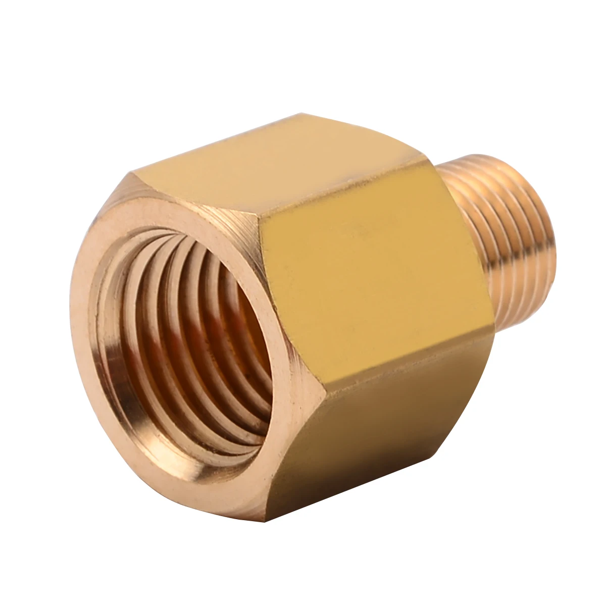Copper Pipe Fitting Brass BSP NPT Adapter 1/8" Male BSPT to 1/4 inch